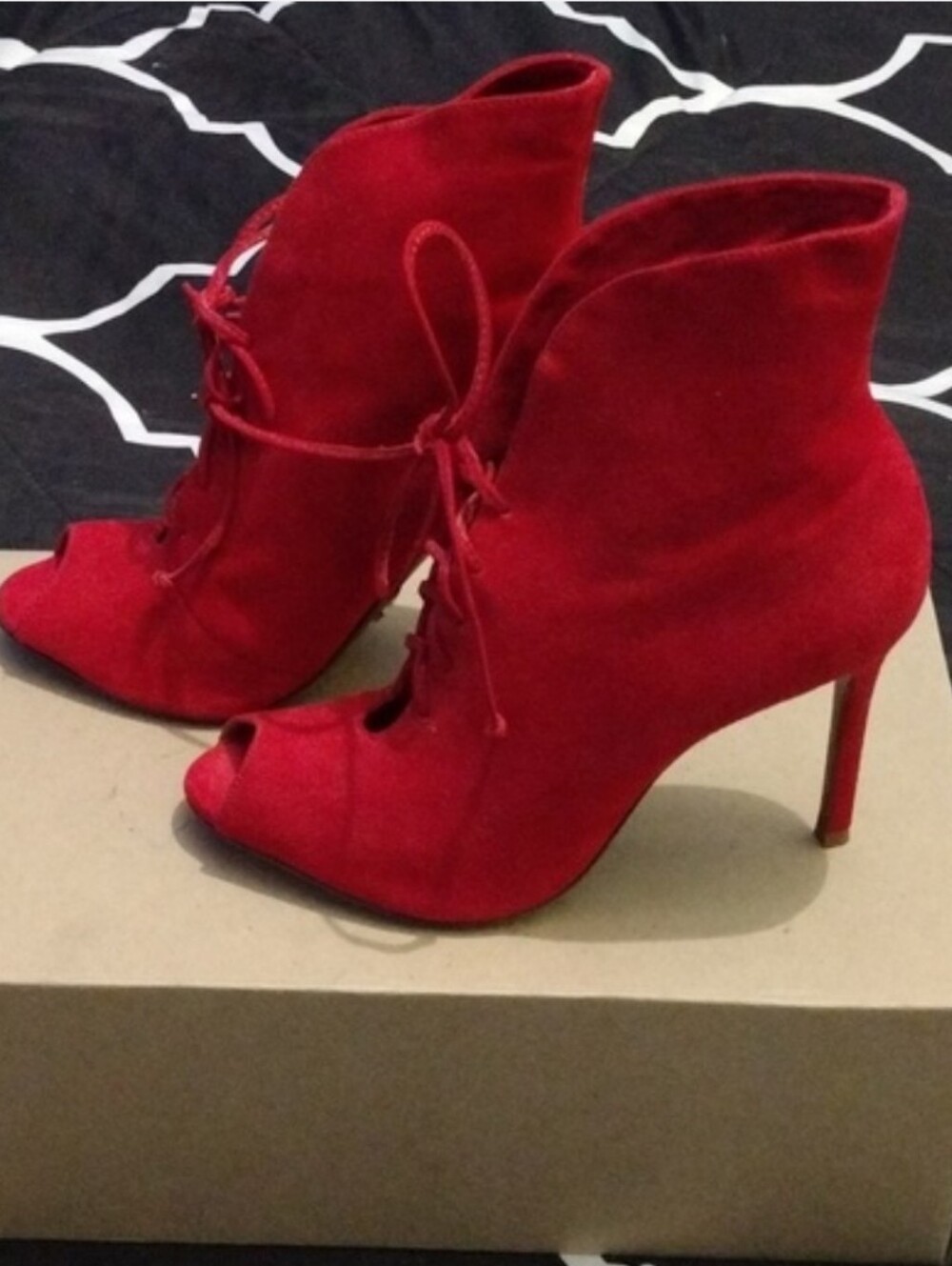 Schutz Genuine Suede Booties